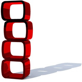 Modern bookshelf 3D Object | FREE Artlantis Objects Download